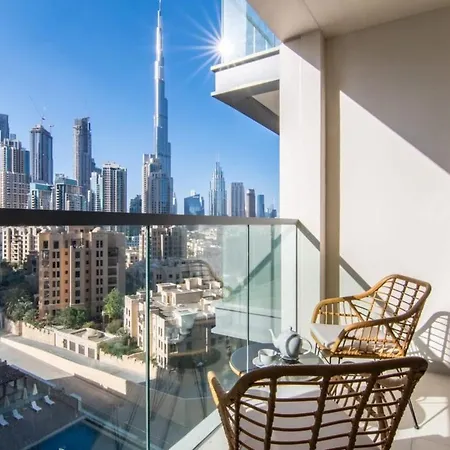 Silkhaus Design 1Bdr With Burj Khalifa View In New Tower Apartment Dubai Exterior photo
